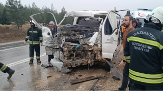 Gaziantep'te feci kaza: 1 l, 2 yaral