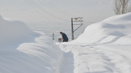 Hakkari’de kar yağışı