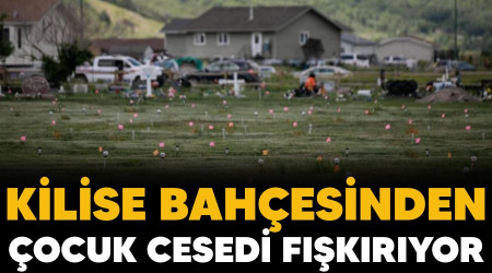 Kilise bahçesinden çocuk cesedi fışkırıyor
