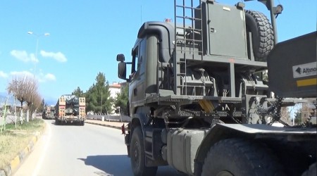 Sınıra obüs sevkıyatı