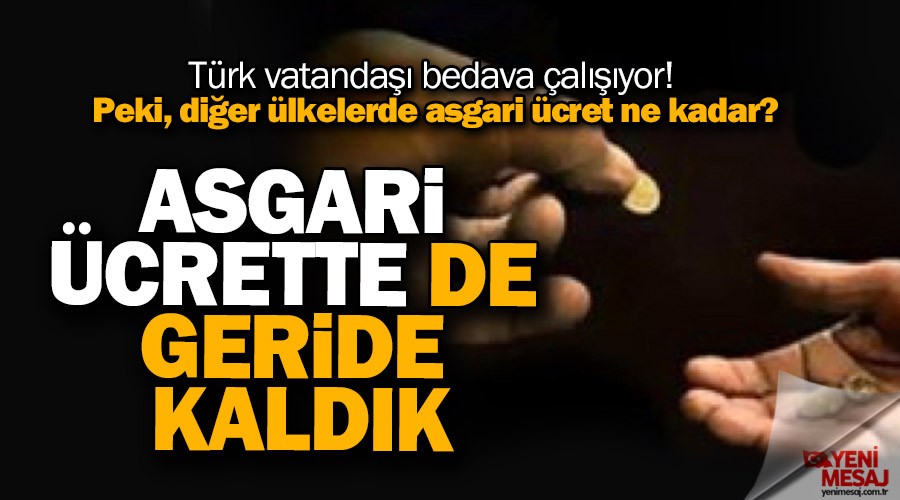 En az asgari ücret veren ülke Türkiye