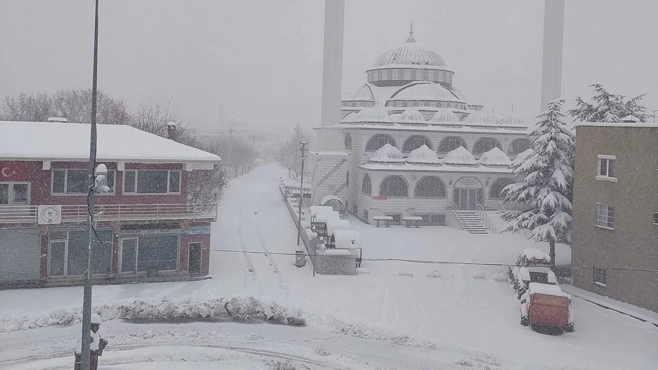 Erciyes eteklerindeki Kzlren beyaza brnd