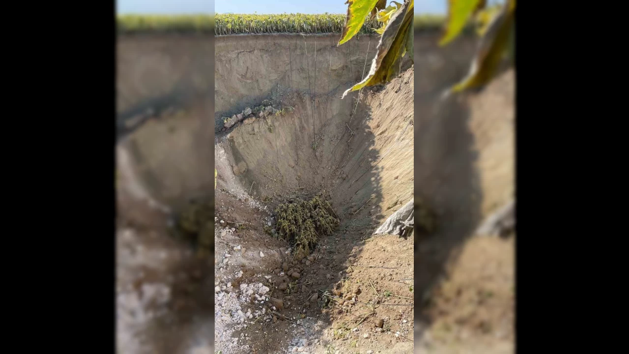 Konya'da yeni obruk oluştu