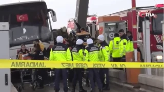 Silivri Kuzey Marmara gişelerinde feci kaza: 2 ölü