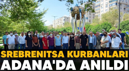 Srebrenitsa kurbanlar Adana'da anld