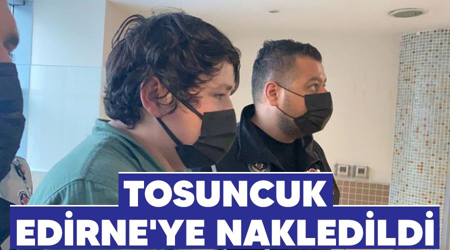 Tosuncuk Edirne'ye nakledildi