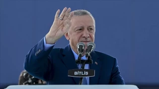 Erdoan Bitlis'te toplu al treninde konutu