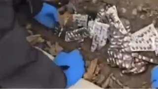 İzmir'de bahçeden 9 bin uyuşturucu hap çıktı