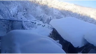 Karabük'te köylerde kar kalınlığı 1.5 metreyi aştı