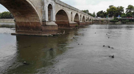 Meriç Nehri'ni kuraklık vurdu