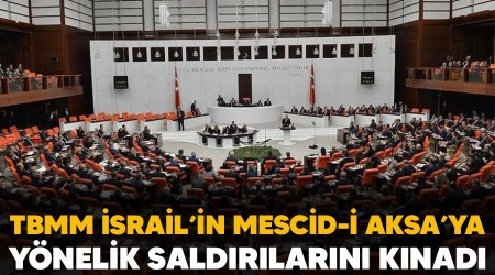 TBMM, srail'in Mescid-i Aksa'ya ynelik saldrlarn knad