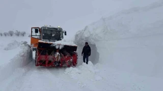 Tunceli'de kar kalınlığı 3,5 metreyi buldu