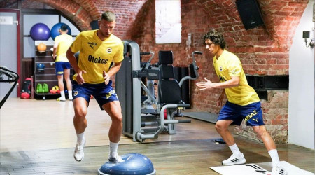 Fenerbahçe salonda çalıştı